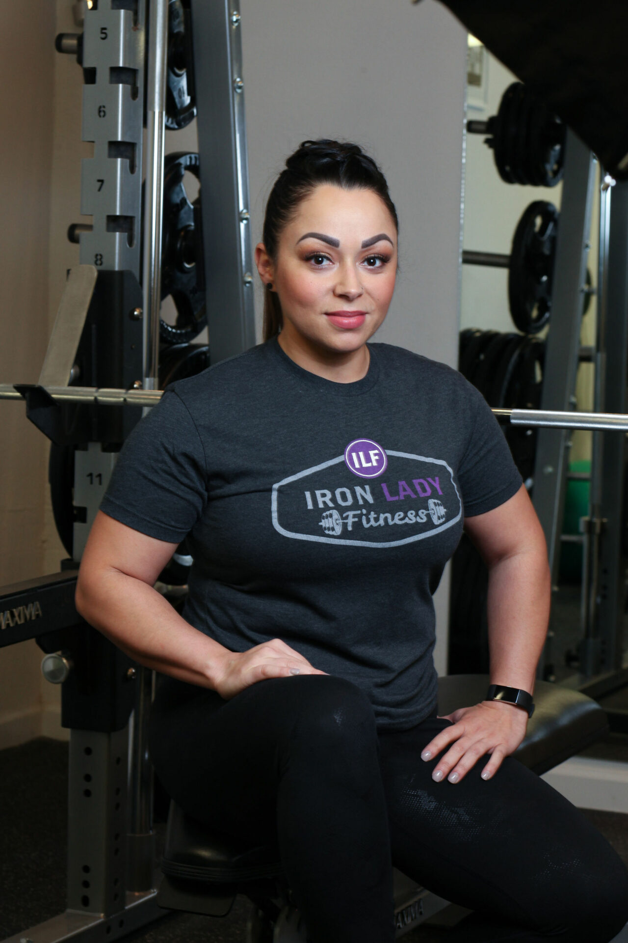 Jasmin Benzant, a trainer at Iron Lady Fitness